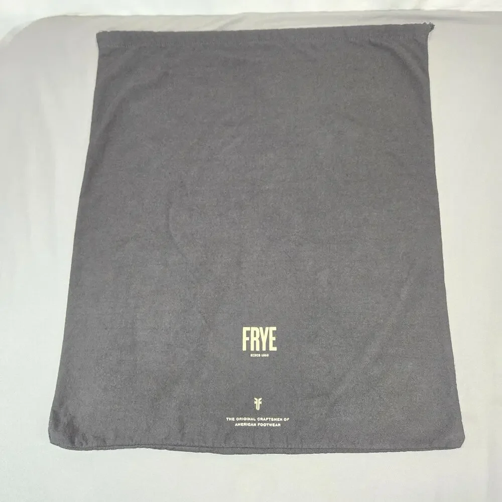Frye Black Cotton Drawstring Dust Bag for Boots Handbags Large 23x19 GOOD
